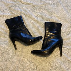 Nine West black booties.